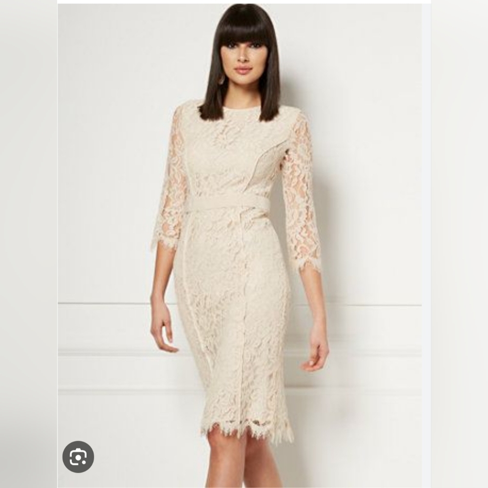 Eva Mendes NY&Co Lace Sheath Dress